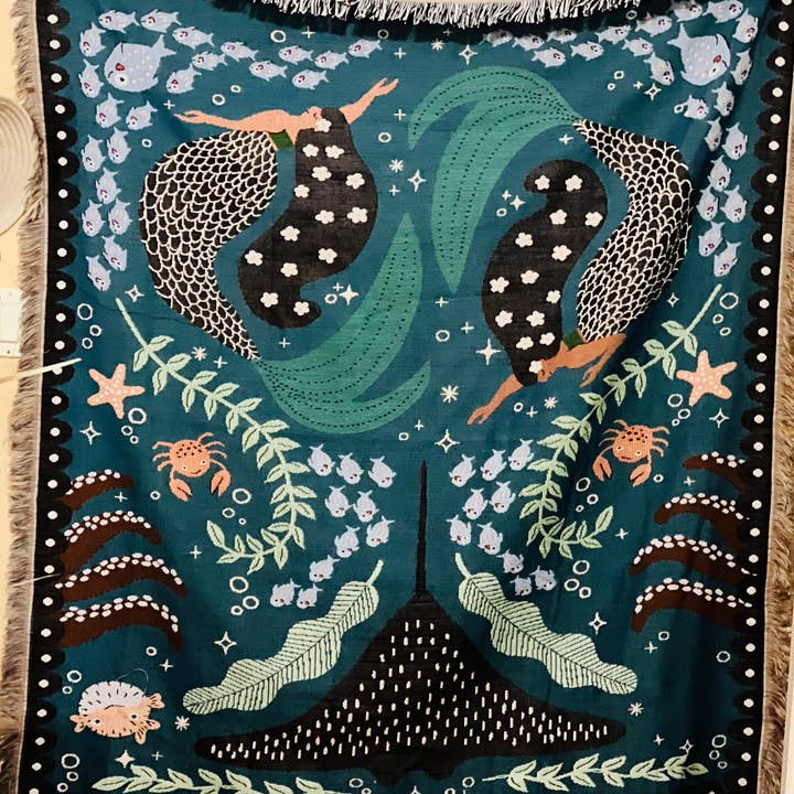 Tapeçaria tecido, lanço manta tapeçaria, manta de algodão, decoração de parede, prenda de aniversário por atacado de Sunny Dzyns