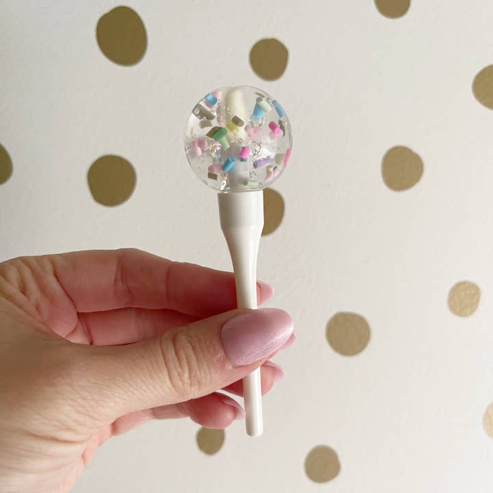 Brilho labial pastel Sprinkles Lollipop por atacado de Live Sweet