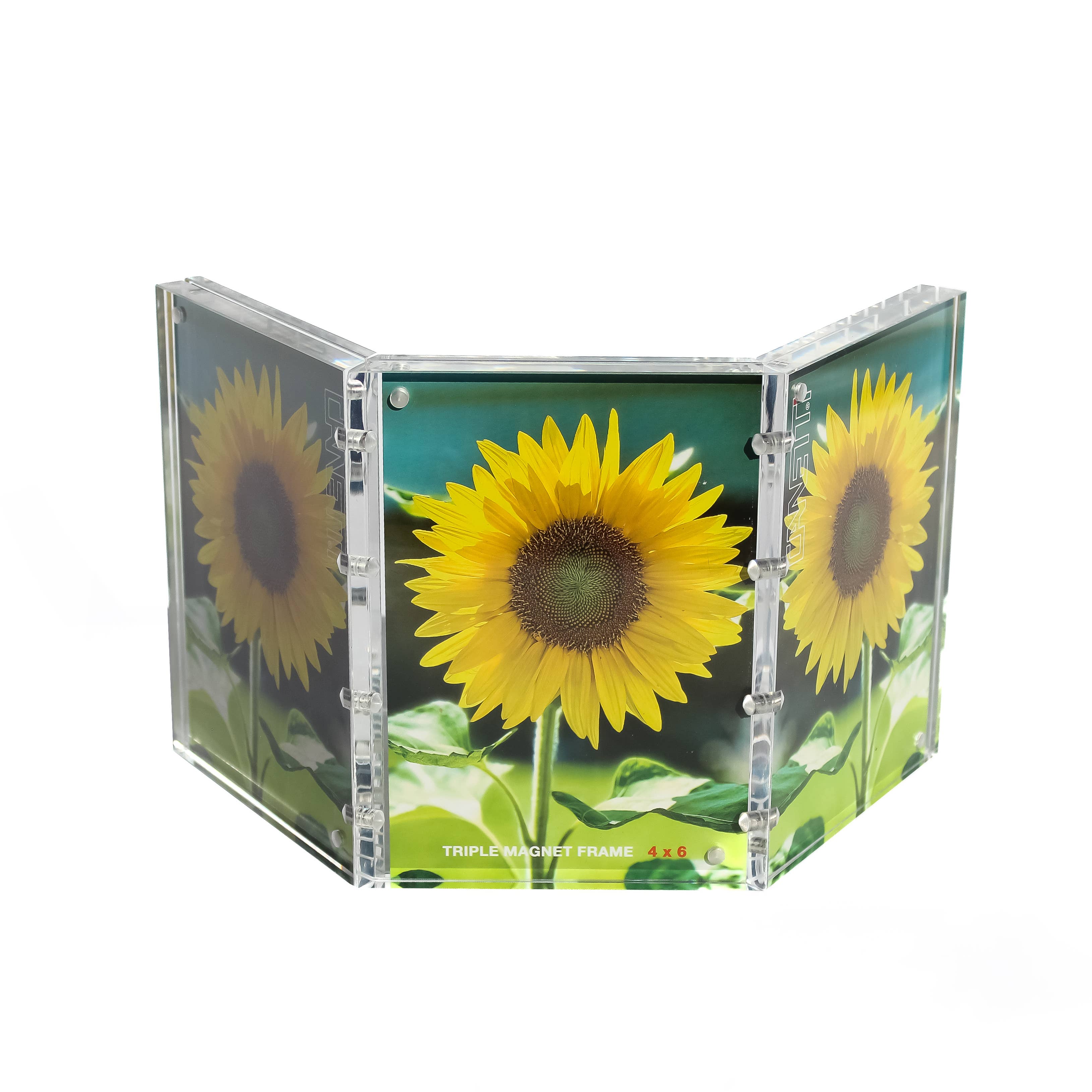 Canetti Design Group Inc. - Wholesale Picture Frame - Accordion Double & Triple Magnet Frame - Fits 4 - 6 Photos2