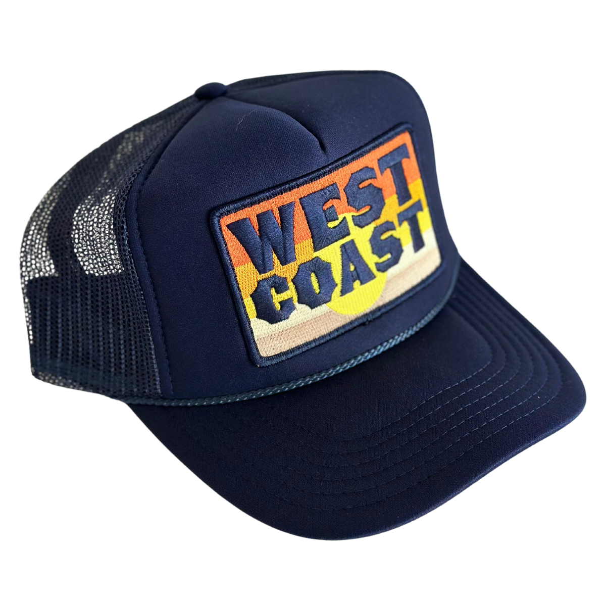 Local Beach – Engroshandel Trucker hat - Unisex – West Coast Patch Truckerhat1