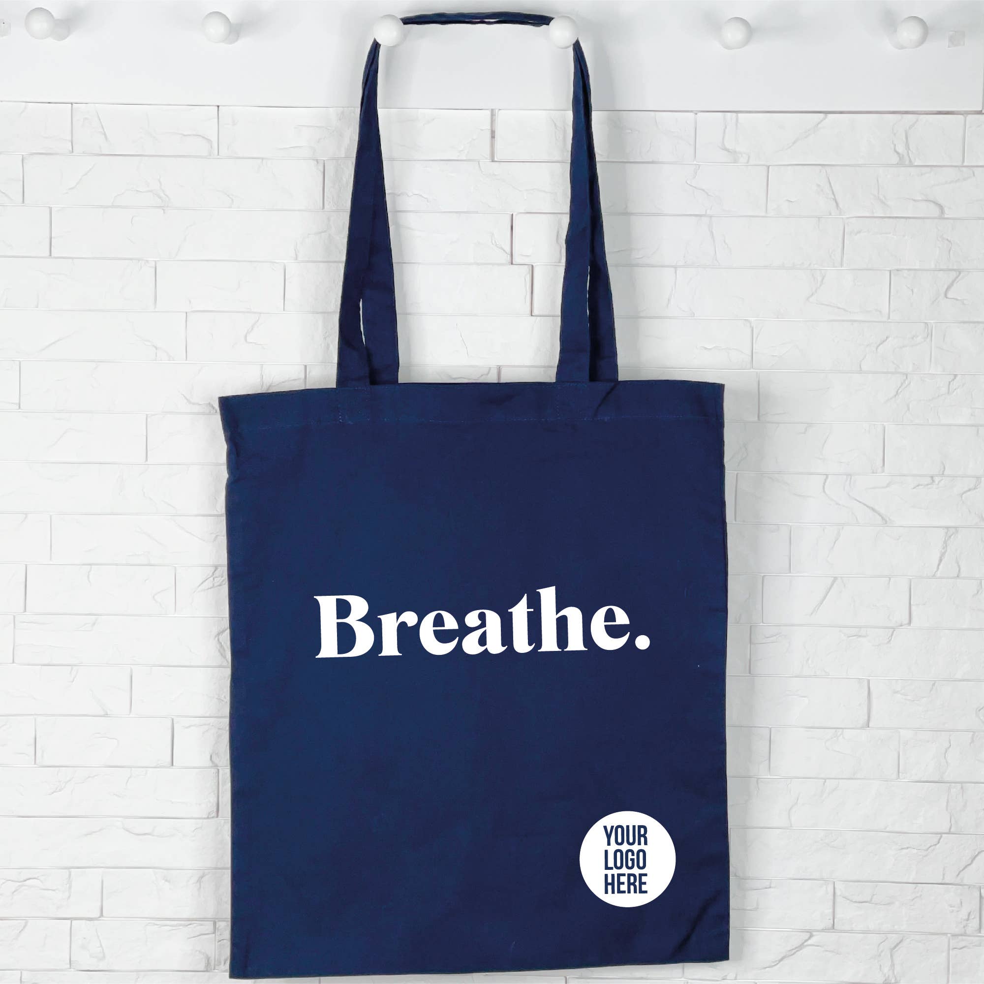Lovetree Design – wholesale Tote bag – Women's – Breathe. Yoga or Pilates Studio Custom Tote Bag3