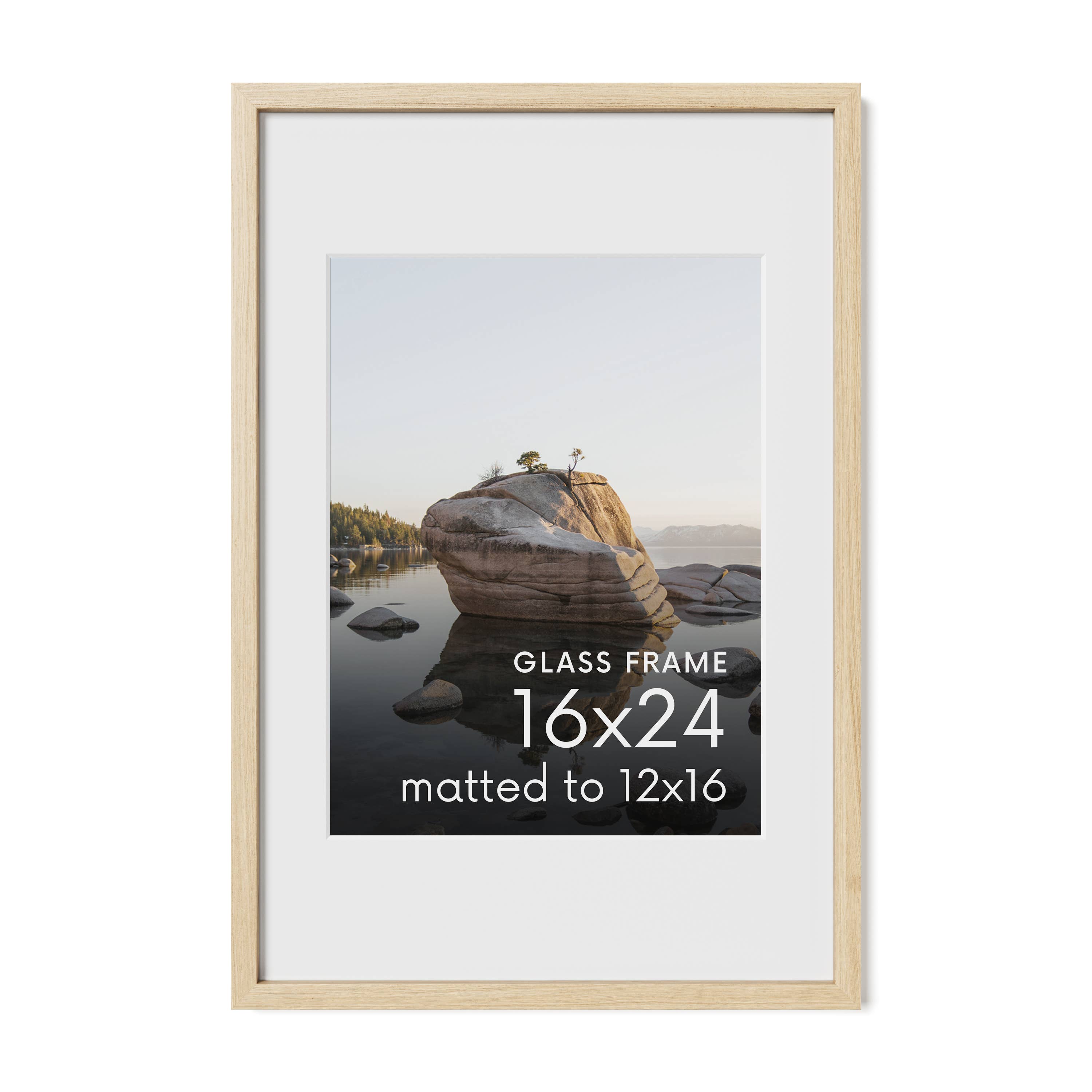 Haus and Hues - Wholesale Picture Frame - Natural Oak Frame with Glass15