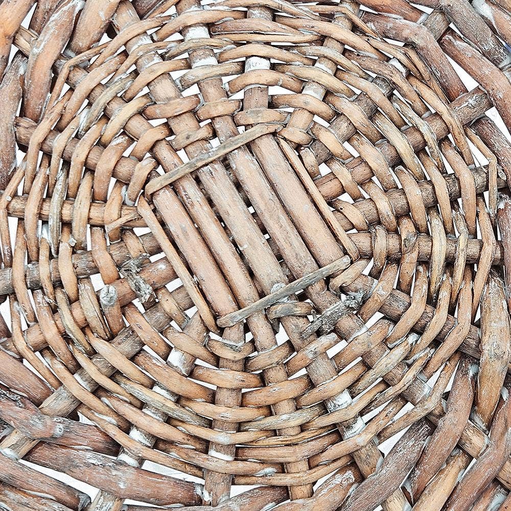 A&B Home Group Inc. - Wholesale Placemat - 14" Willow Weave Placemat - Brown1