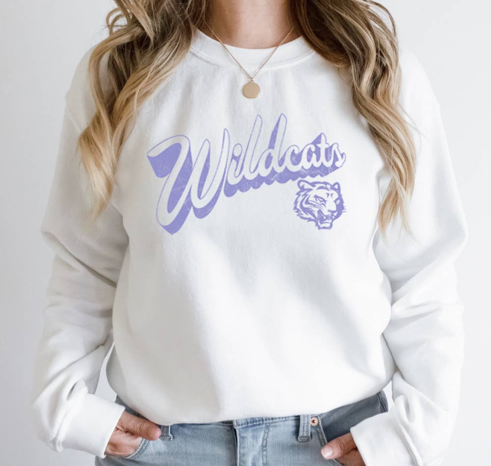Shamaim – Großhandel Sweatshirt mit Grafikdruck – Damen – WILDCATS Damen Fleecepullover4