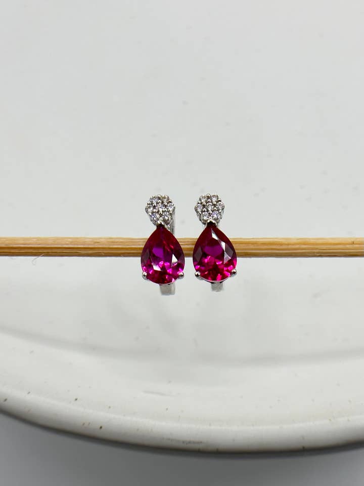 Ruby Earrings for wholesale by Gider Jewelry