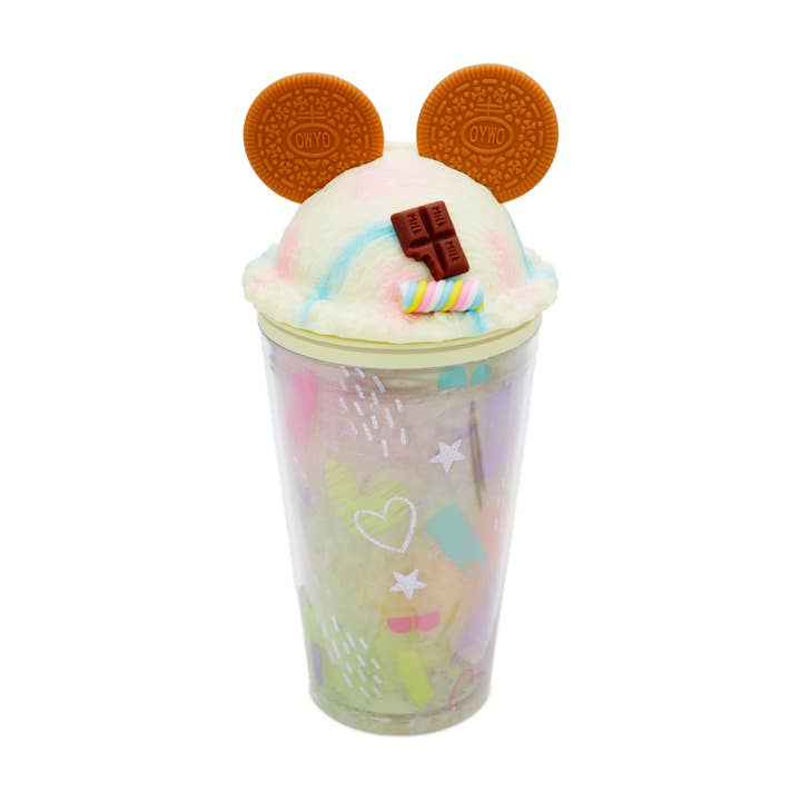 Cap Zone - Wholesale Insulated Mug/Tumbler - Cookie Ice Cream Sundae Frosty Tumbler Cup