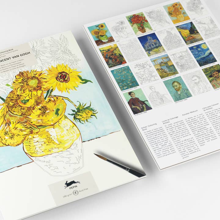 Malbuch für Künstler von Vincent Van Gogh für den Großhandel von Pepin Press