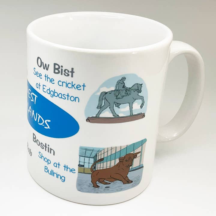 West Midlands image and dialect mug for wholesale by Character Shop