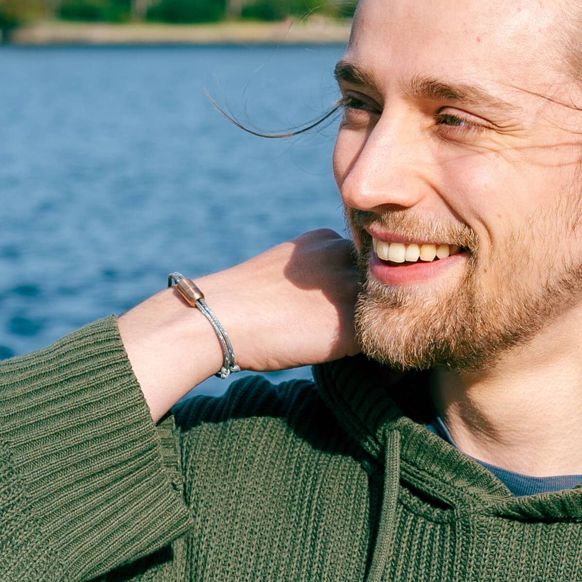 BRACENET – Engroshandel Flettet armbånd – Armbånd fra Østersøen lavet af fiskenet1