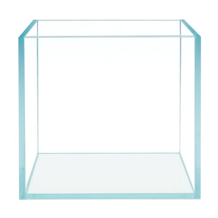 4 Gallon Nano Tall Rimless Glass Aquarium, w/ Lids Options for wholesale by HIRO AQUATICS