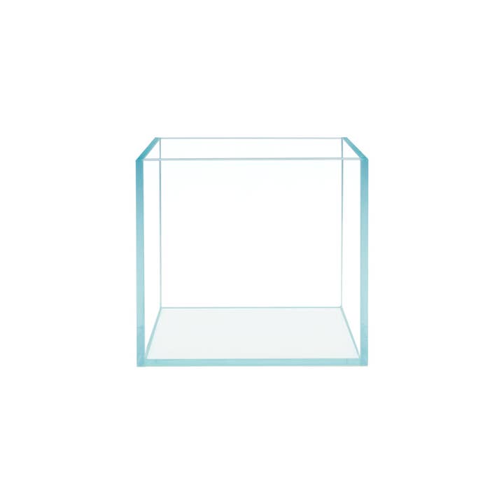 HIRO AQUATICS - Wholesale Terrarium - Nano-groot randloos glazen aquarium van 4 gallon, met opties voor deksels