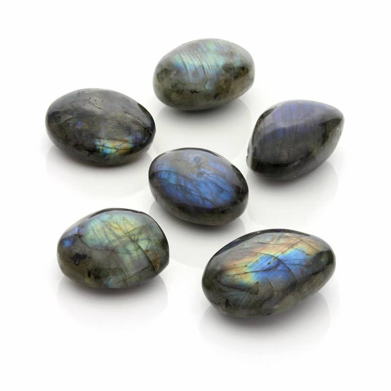 UniArt - Wholesale Spiritual Stone/Crystal - 300 grams of polished Labradorite in Galet format0