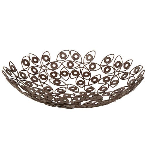 Recycled Metal Flower Bowl for wholesale by One World Projects