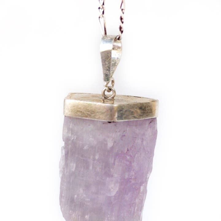 WLM - Wholesale Individual Charm/Pendant - Natural Kunzite Pendant0