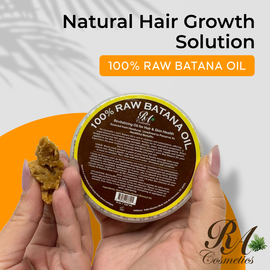 RA Cosmetics - Wholesale Hair Mask - 100% Raw Batana Oil, 8oz -From Honduras8