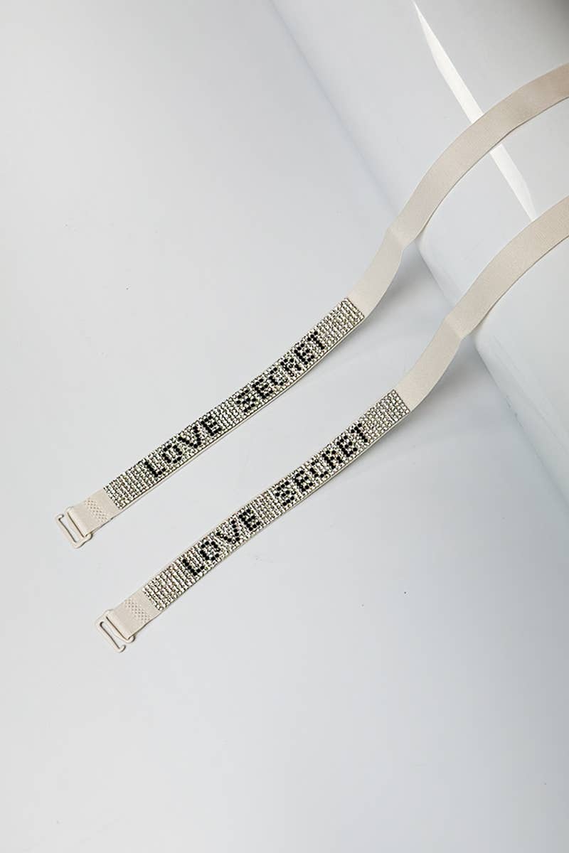 Belle Com'Elle - Wholesale Belt - Women's - “LOVE SECRET” Rhinestone Braces/V420171