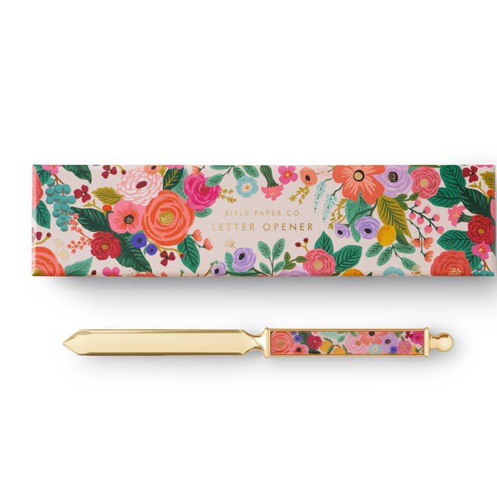 Garden Party Brass Letter Opener for wholesale by Rifle Paper Co.