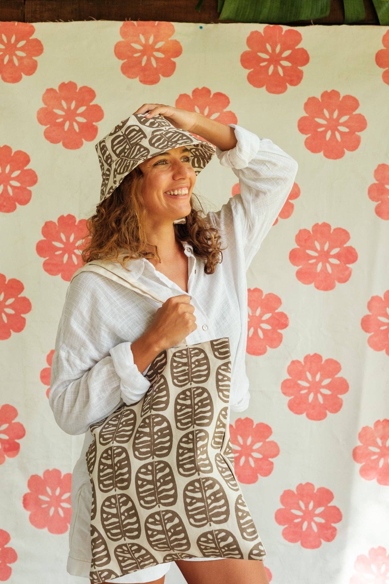 Rise Beyond the Reef - Wholesale Draagtas - Dames - Klassieke canvas draagtas met Laubu-print1