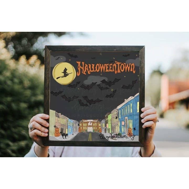 Elizabethtown Halloweentown Sign - 10x10 for wholesale by Doodles By Rebekah
