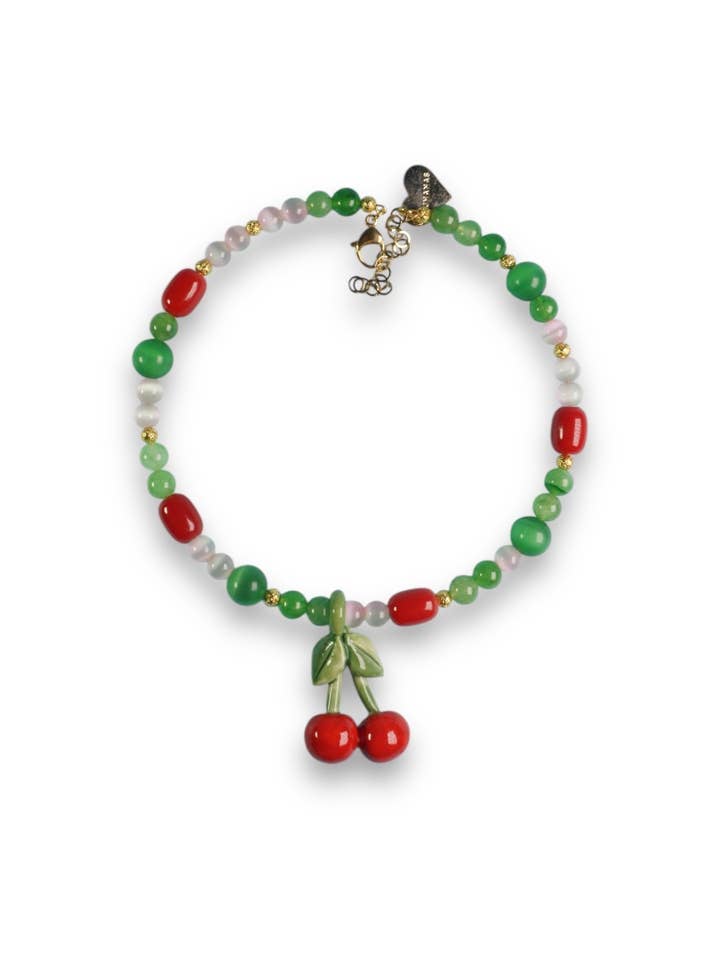 Colar Cereja por atacado de Truhanas
