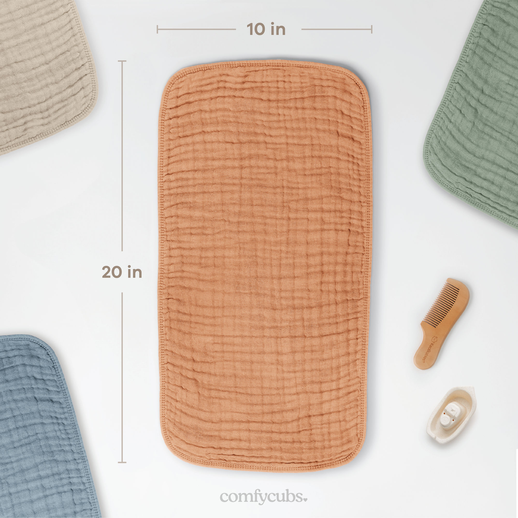 Comfy Cubs - Wholesale Burp Cloth - Baby - Baby Burp Cloths - 100% Muslin Cotton by Comfy Cubs56