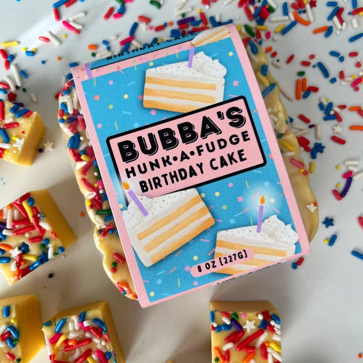 Bubba's Fudge - Wholesale Fudge - BUBBA'S BIRTHDAY CAKE FUDGE