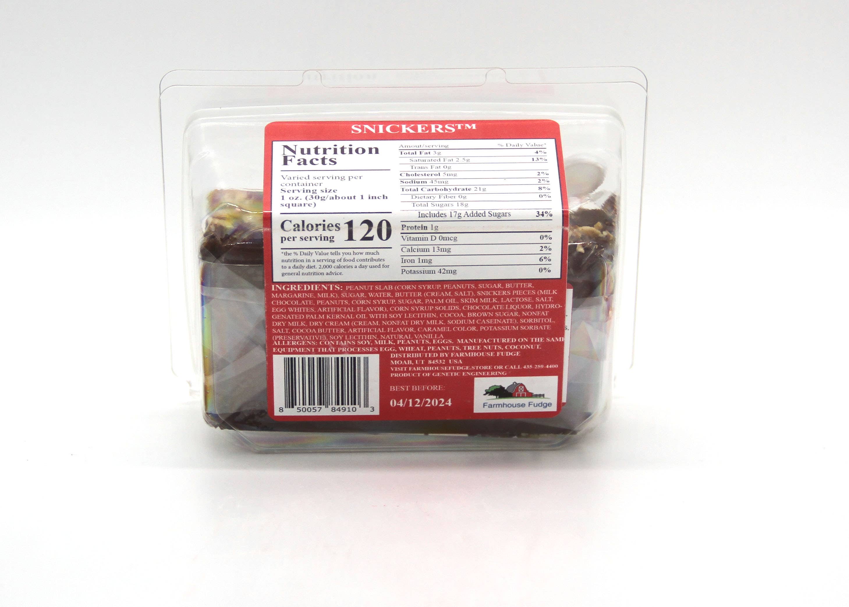 Farmhouse Fudge - Wholesale Fudge - Snickers™ Fudge 8 oz.3