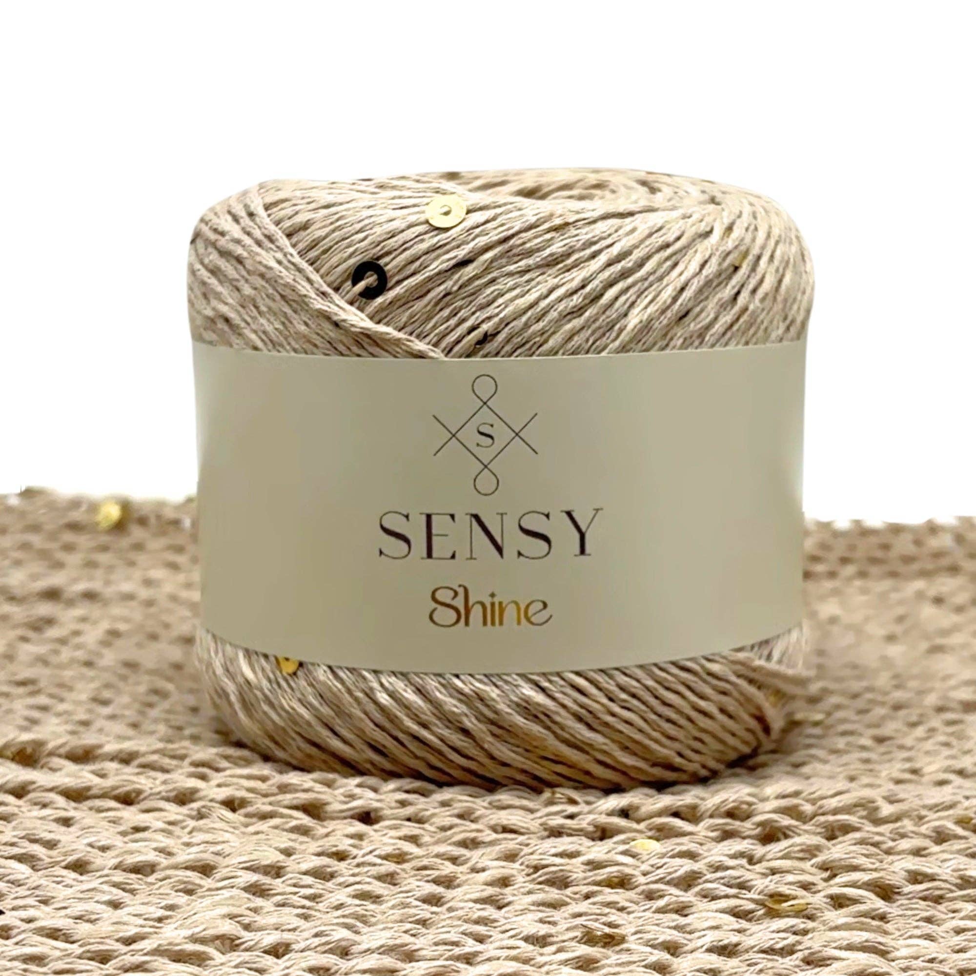 Sensy - Wholesale Yarn - Sensy Shine Yarn, 3.5 oz, 340 yards, Gauge 2 Fine17