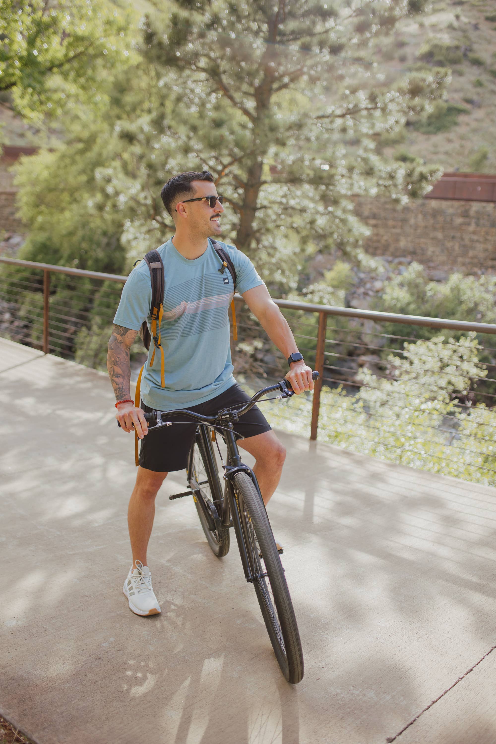 Belong Designs - Wholesale T-Shirt - Men's - Men's Graphic Traverse Tek Tee30