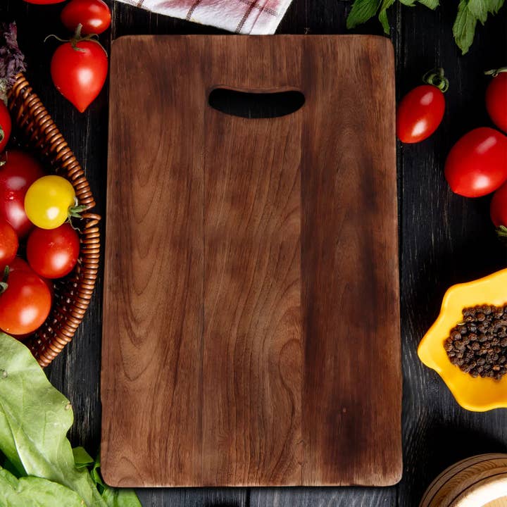 Muqeem & Brothers - Wholesale Cutting Board - Chopping Board Rectangular Slot Handle –Wood, Pack of 107
