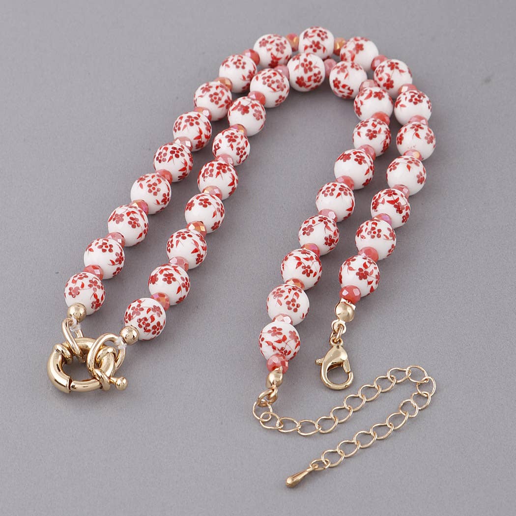 3AM BY H&D ACCESSORIES - Vente Collier de perles - Collier en perles de fleurs2