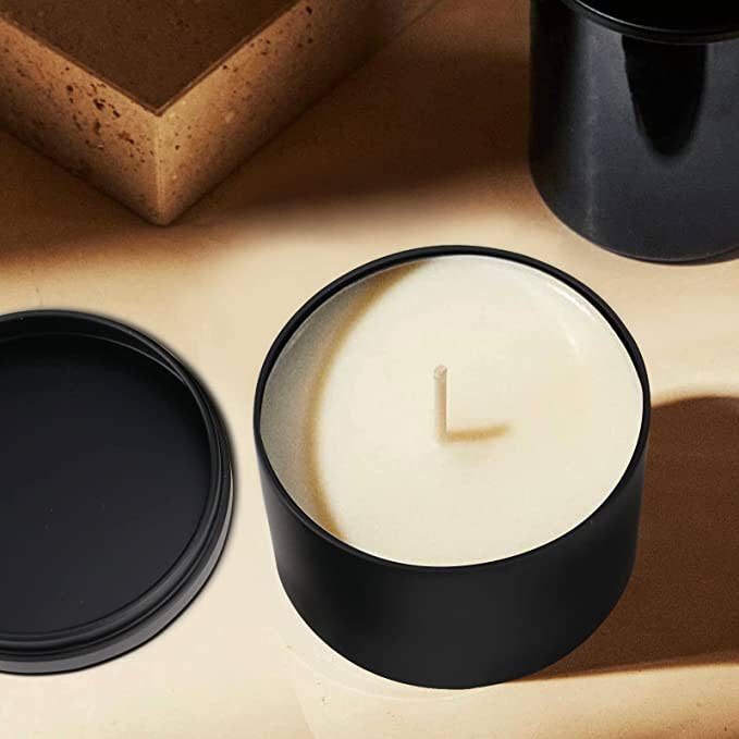 Benjamin Soap Co. - Vente Bougies de voyage - Bougie de voyage noire de 4 oz3