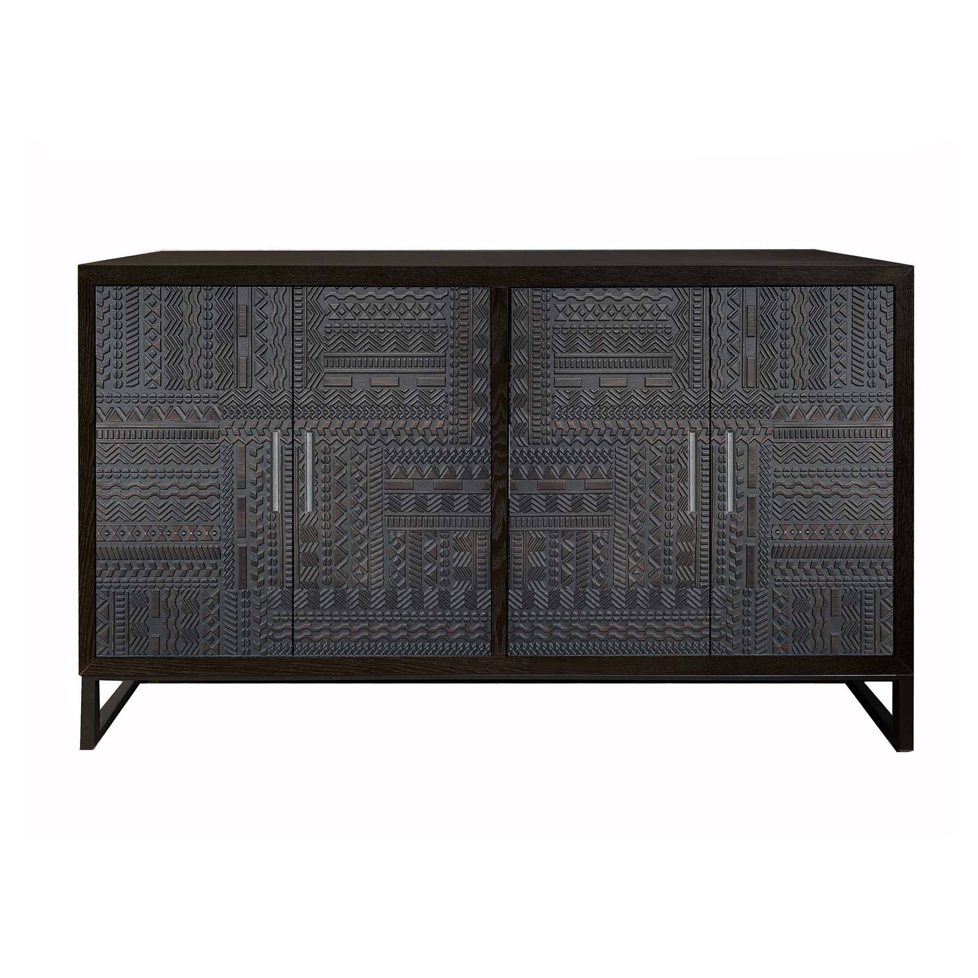 Kodu - Wholesale Sideboard - Buffet, In Ash Wood, In Grey/Black Color0