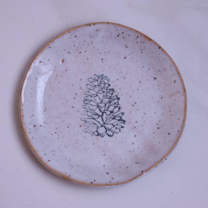 Mini Plate - Pinecone for wholesale by Mud & Maker