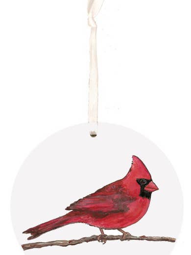 Cardinal ornament, red bird gift, Christmas decoration for wholesale by Faith and Franklin