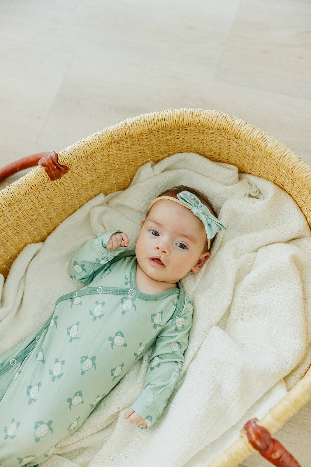 Copper Pearl - Wholesale Babygown - Baby - Newborn Knotted Gown - Wade7