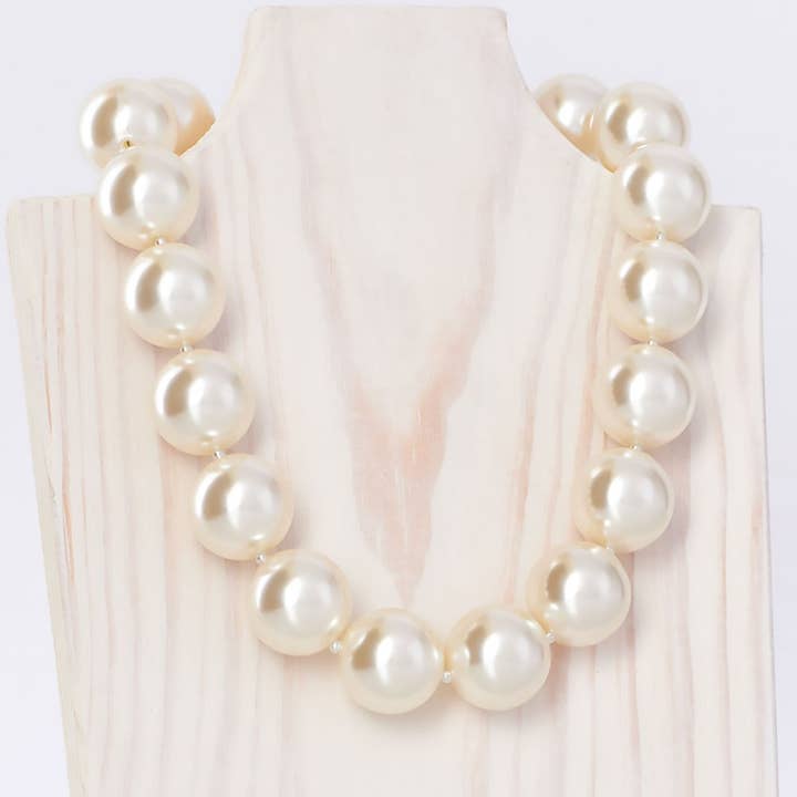 Ivory White Necklace for wholesale by Hot Girls Pearls-Freezable Cooling Jewelry
