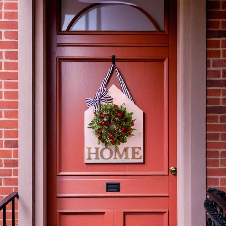 Young's - Wholesale Door Hanger - Wood Home Door Hanger with 3 Interchangeable Wreaths