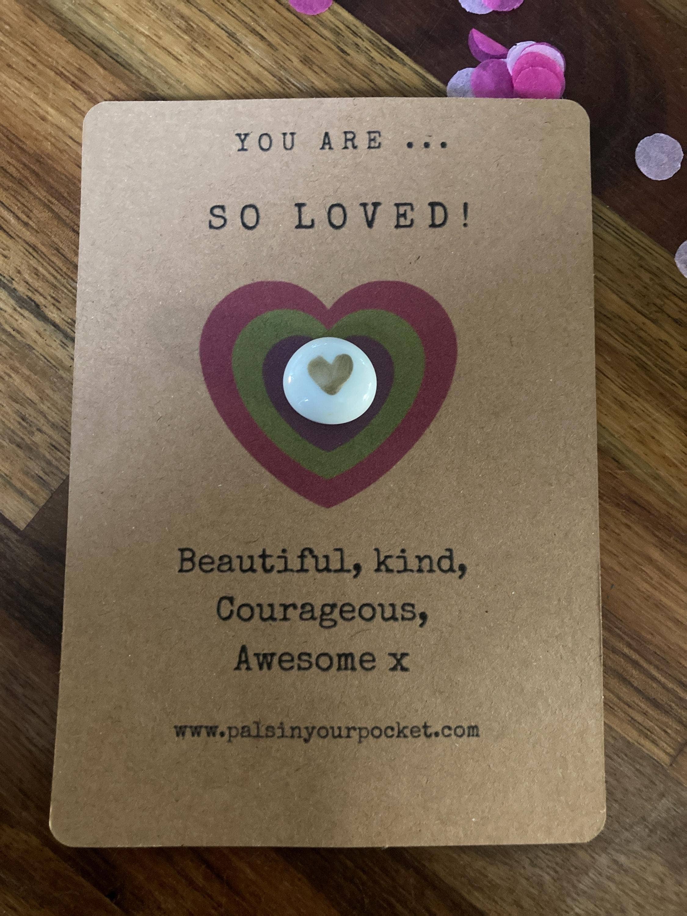 Pals in your Pocket – wholesale Samlarobjekt mynt – Guldhjärta Berlock Fickkram - Värdig, Älskad, Omhändertagen0