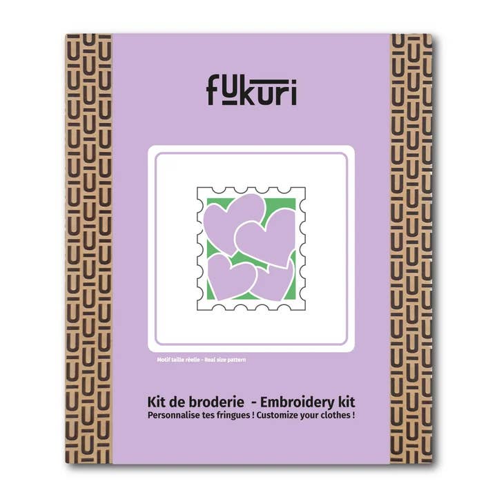 Bestickungsset - DIY - Herz-Motiv für den Großhandel von Fukuri