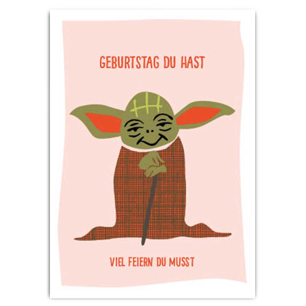 Fritzante - Wholesale Postcard - Postcard with Yodababy - Birthday you have.1