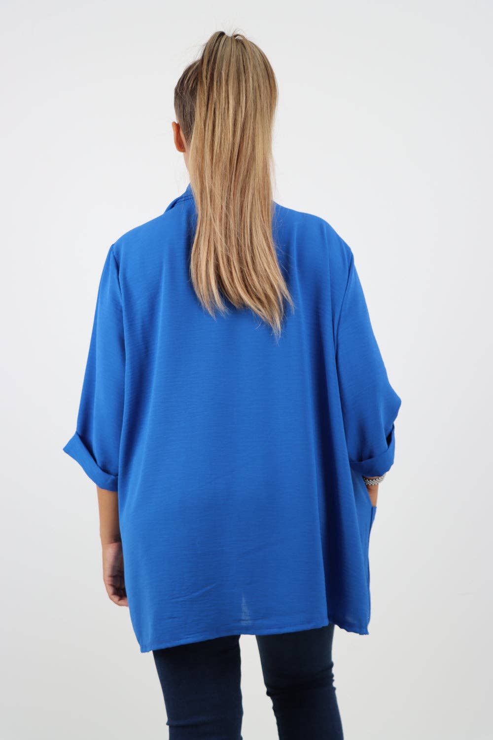 Miss Bold - Venta al por mayor Chaqueta - Mujer - Chaqueta ligera italiana con manga 3/4 y frente abierto40