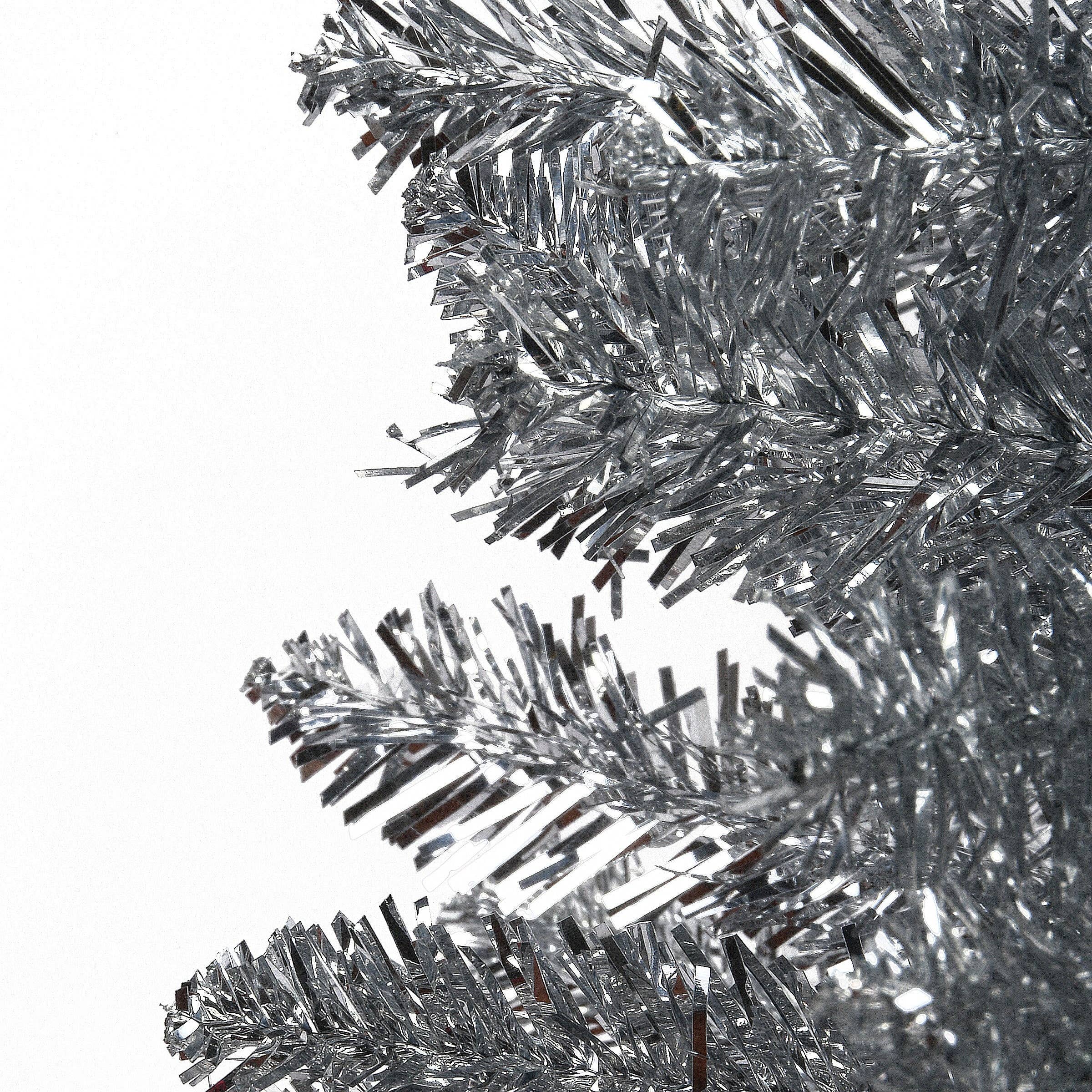 National Tree Company - Wholesale Artificial Christmas Tree - 6 ft. Tinsel Collection Silver Tree3