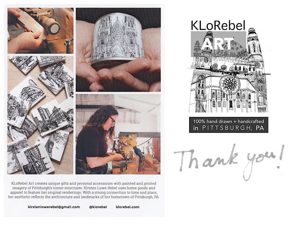 KLoRebel Art Co. - Wholesale Tea Towel - Carnegie Library Towel1