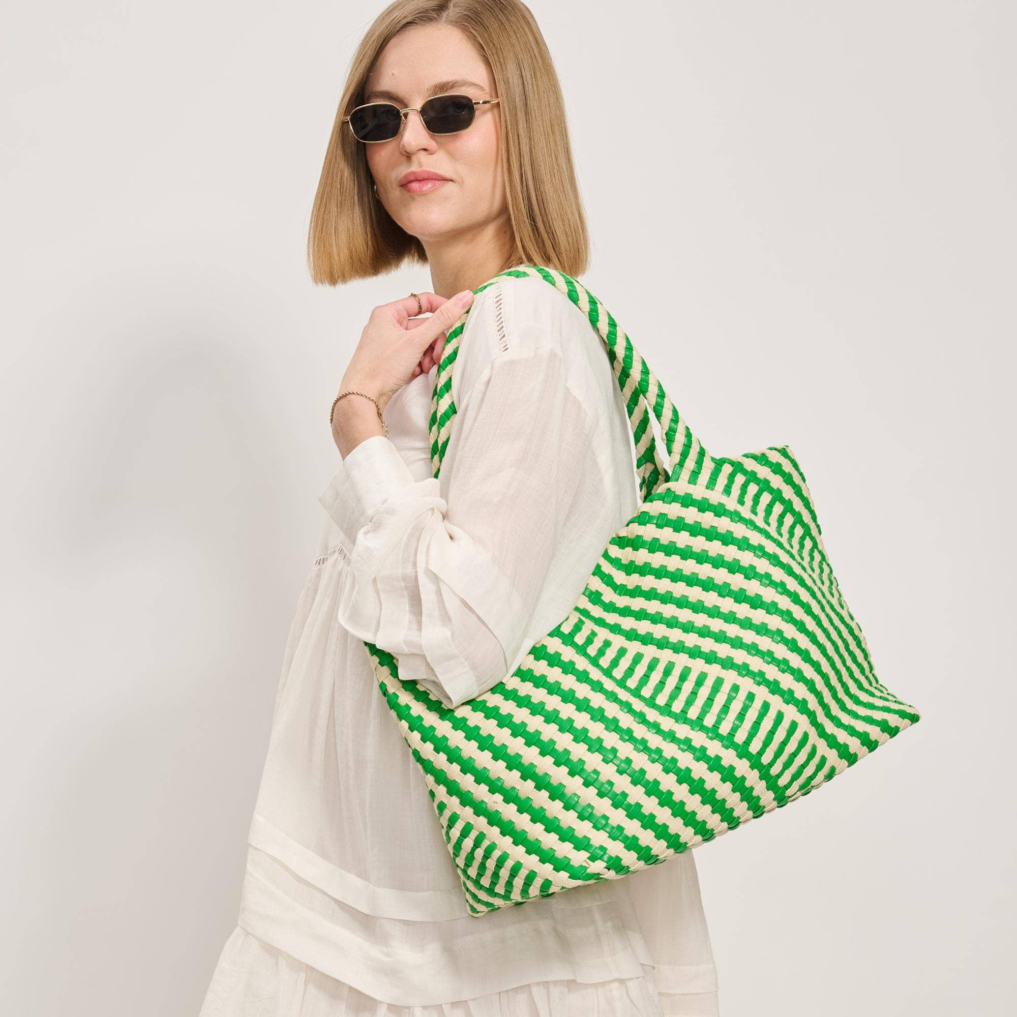 Moda Luxe – Engroshandel Tote bag - Dame – Solana flettet taske27