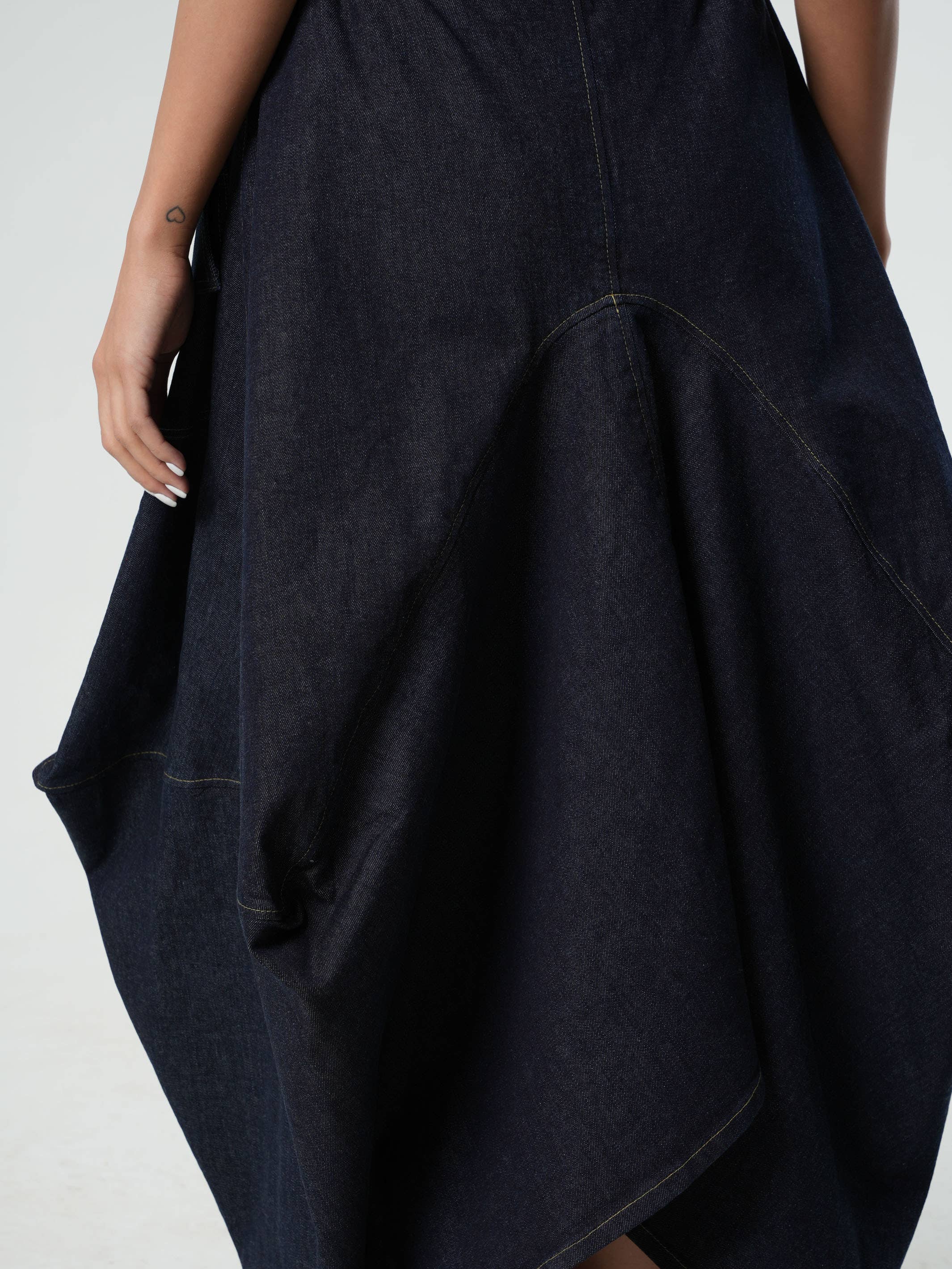 Metamorphoza - Wholesale Skirt - Women's - Denim Asymmetrical Skirt8