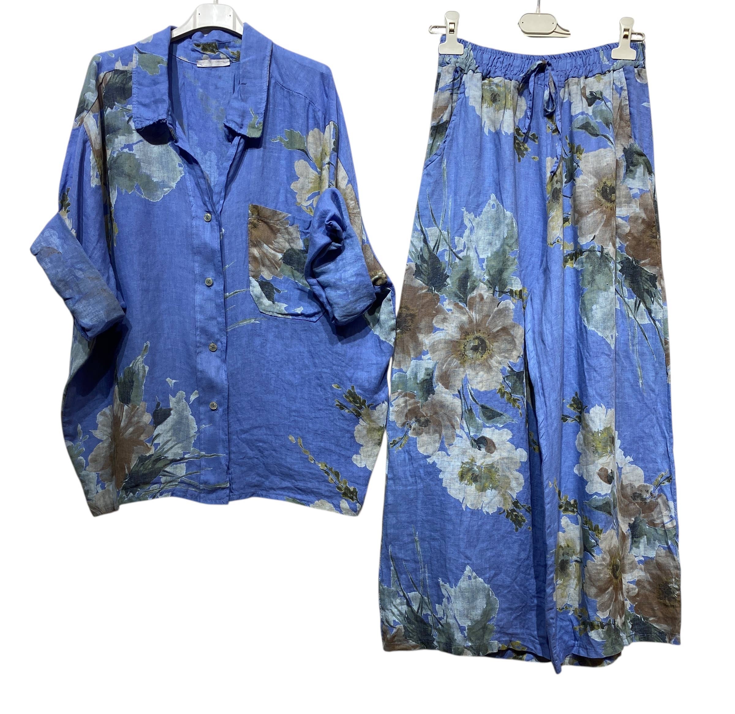 LINEN & COTTON HOUSE - Wholesale Jumpsuit - Women's - SET 100% LINEN 350 + 529924