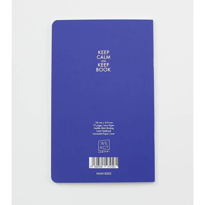 We Act Company - Wholesale Notebook - Boring but Important - Blue Statement notebook - WAN18202