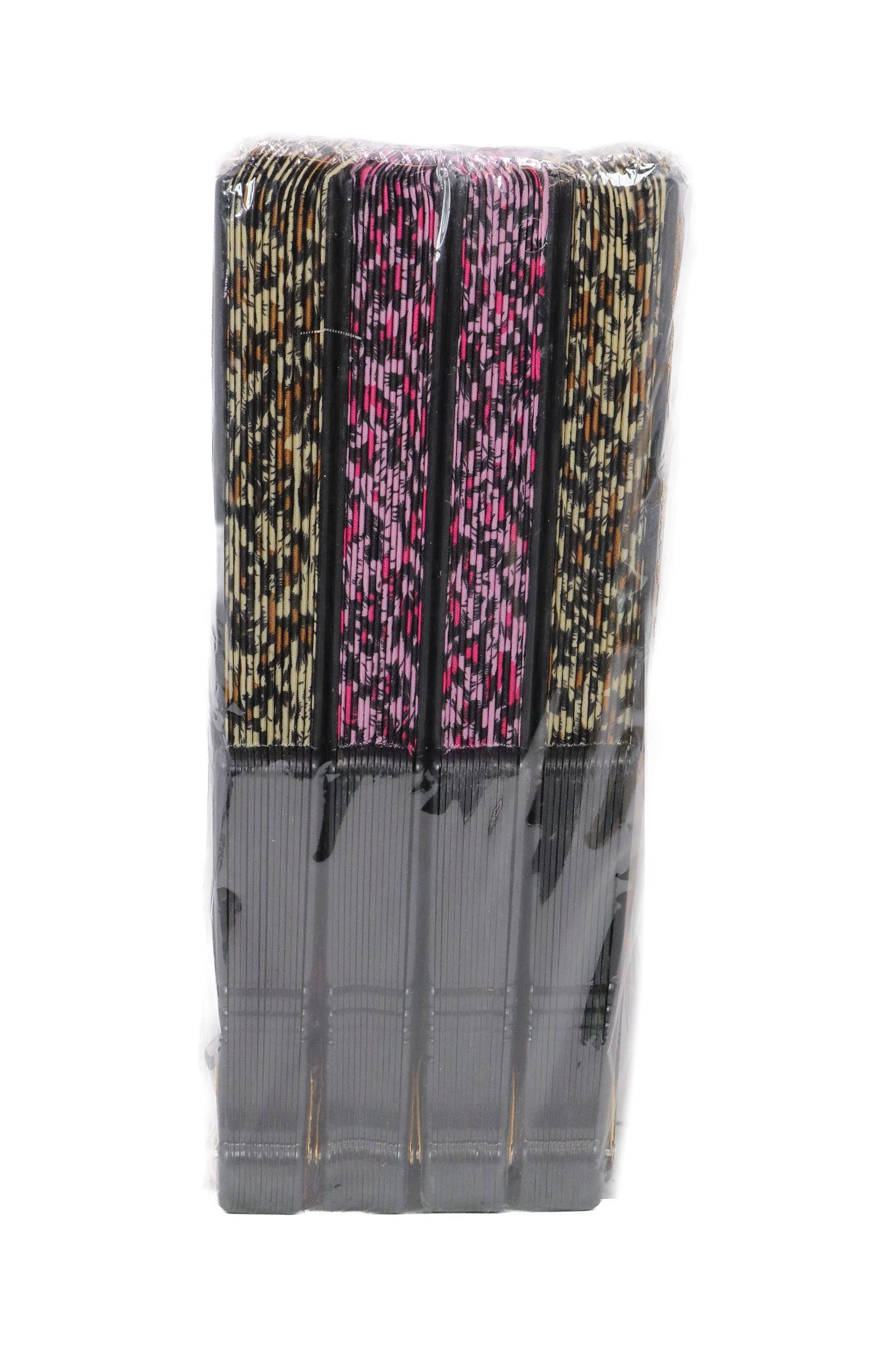 ASSORTED Exotic Leopard Black Hand-held Folding Fan for wholesale on Faire1