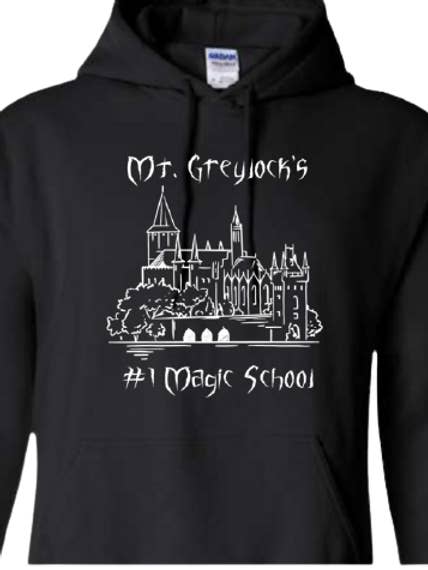 Mt. Greylock's #1 Magic School Hoodie (Size S-3XL, 100ct.) for wholesale by 413 Shirts